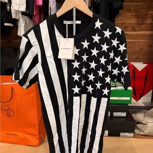 Givenchy oversized Black and White Striped Fabric